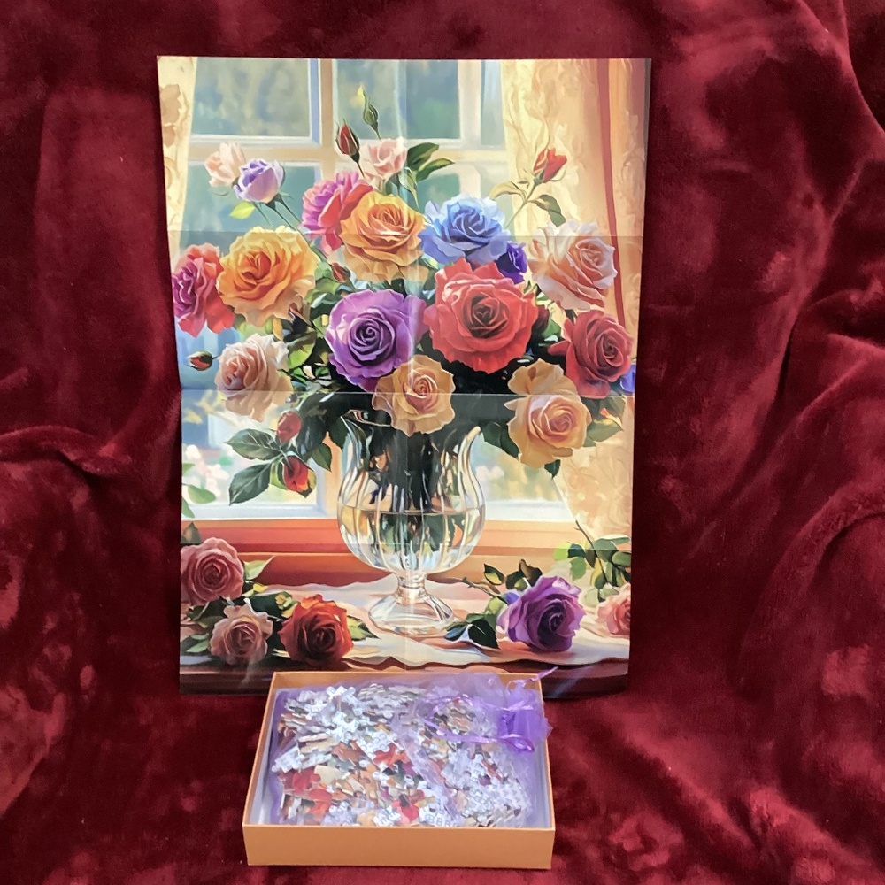 500 Piece Flower Puzzle
